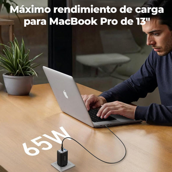 Cargador de Pared Nano II con 3 Puertos Anker