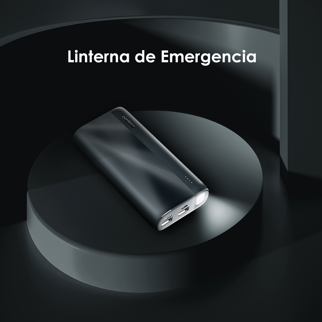 Batería Externa 20.000 mAh Traveler 4 Pro Negra Oraimo