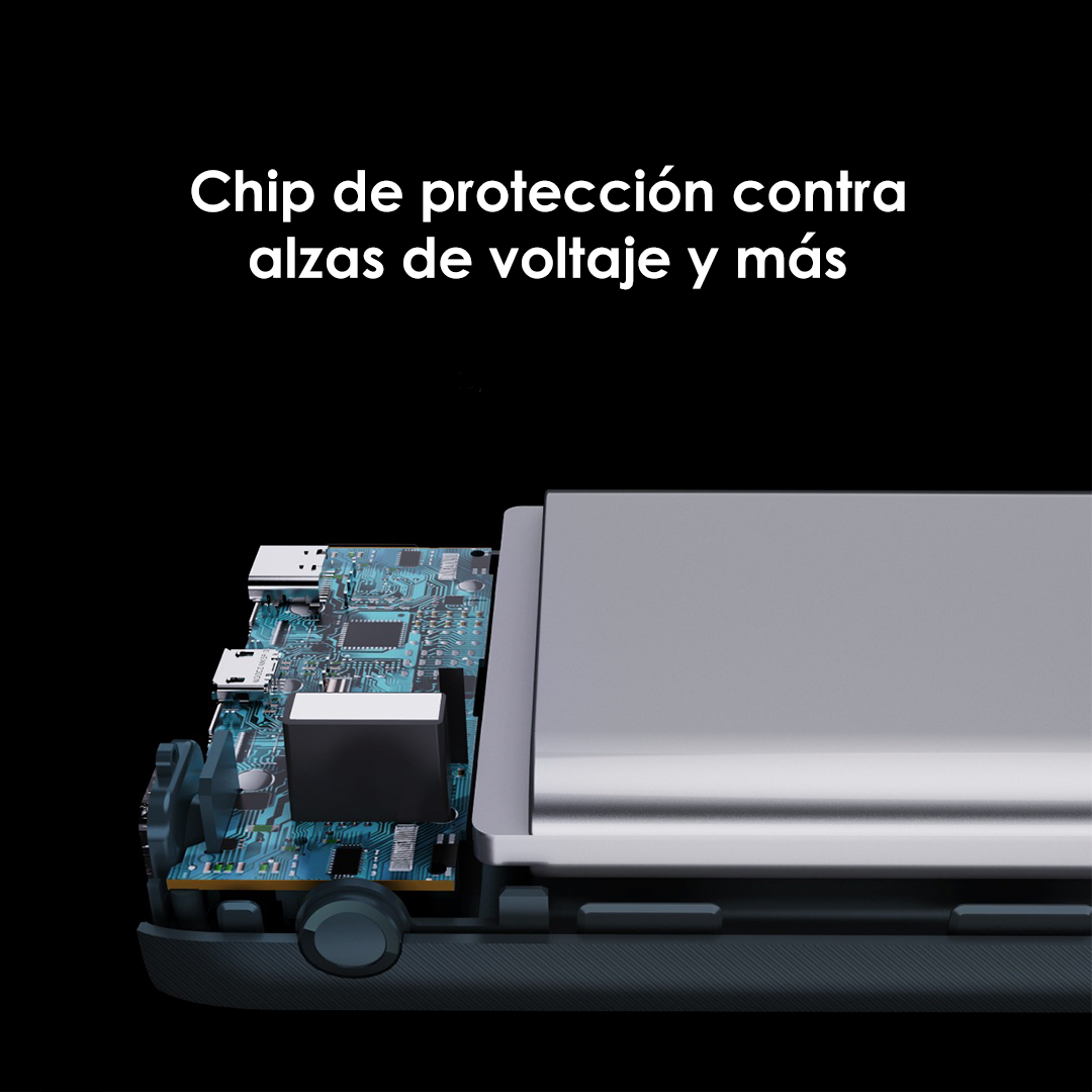 Batería Externa 20.000 mAh Traveler 4 Pro Negra Oraimo