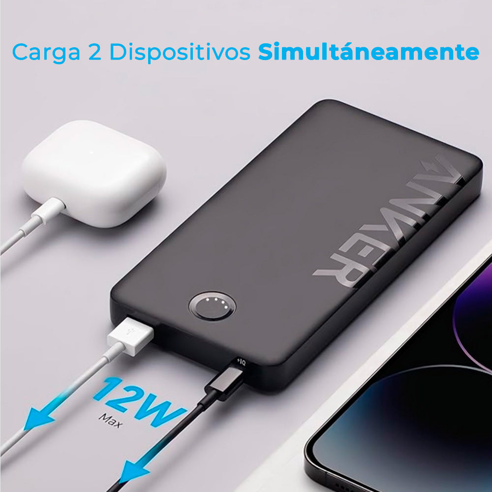 Batería externa 10,000 mAh PIQ Anker