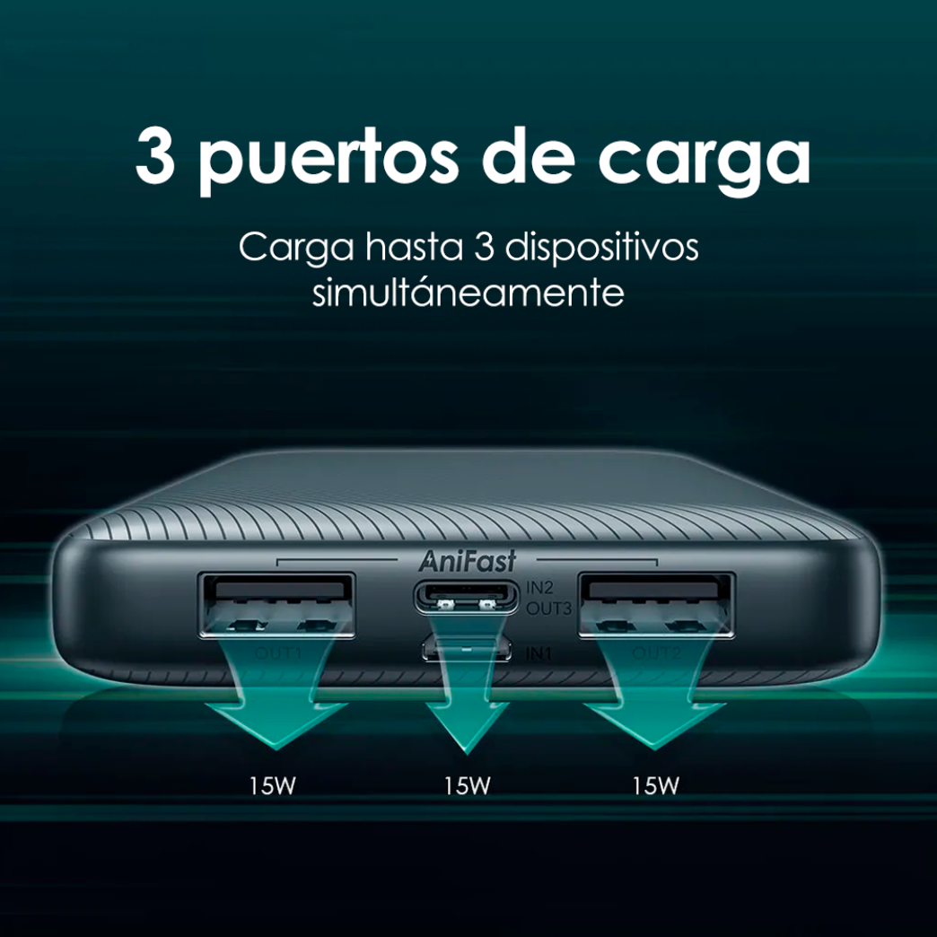 Power Bank OPB-1100D 1W Speed BlackBysea