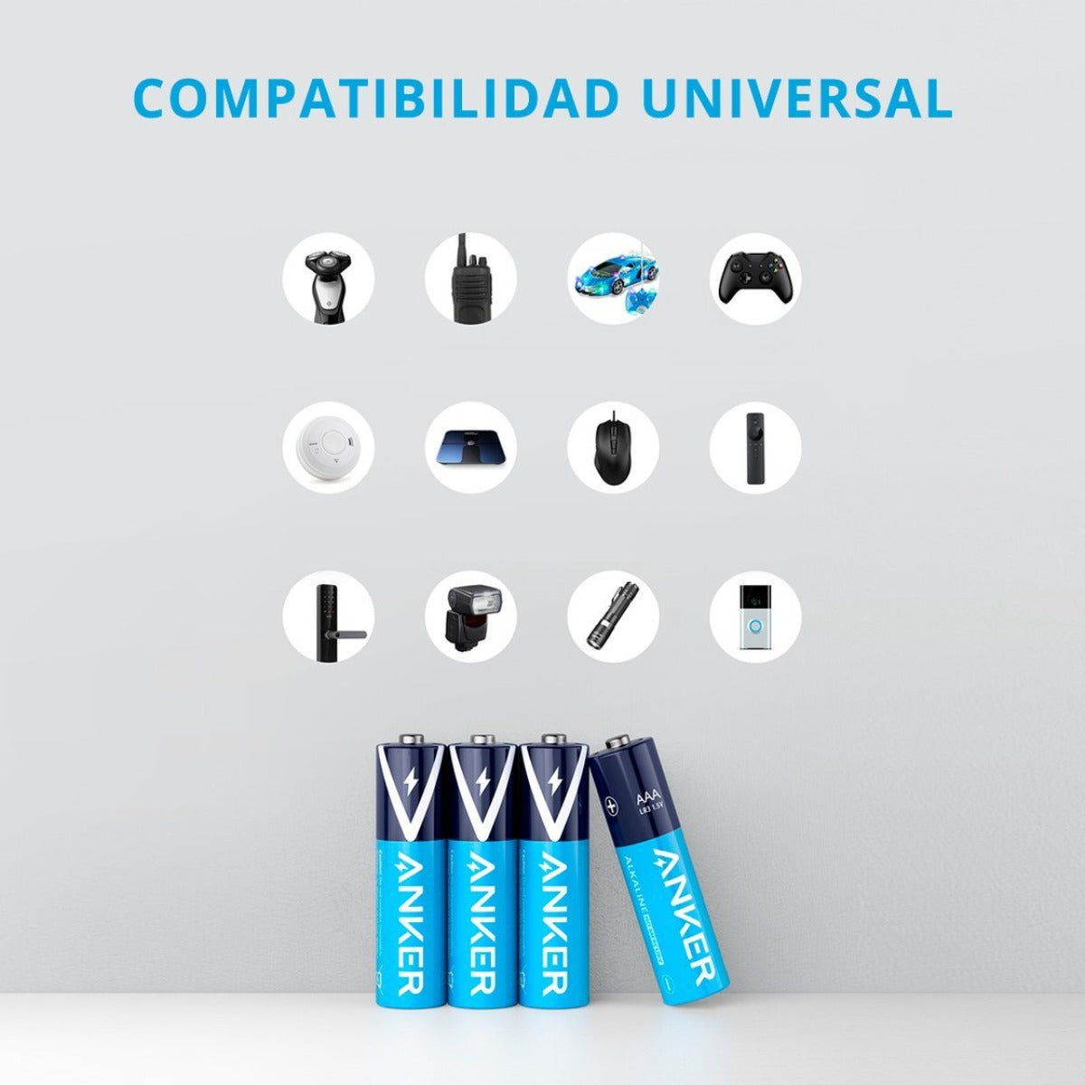 Pack 2 Pilas alcalinas de alta duración AA