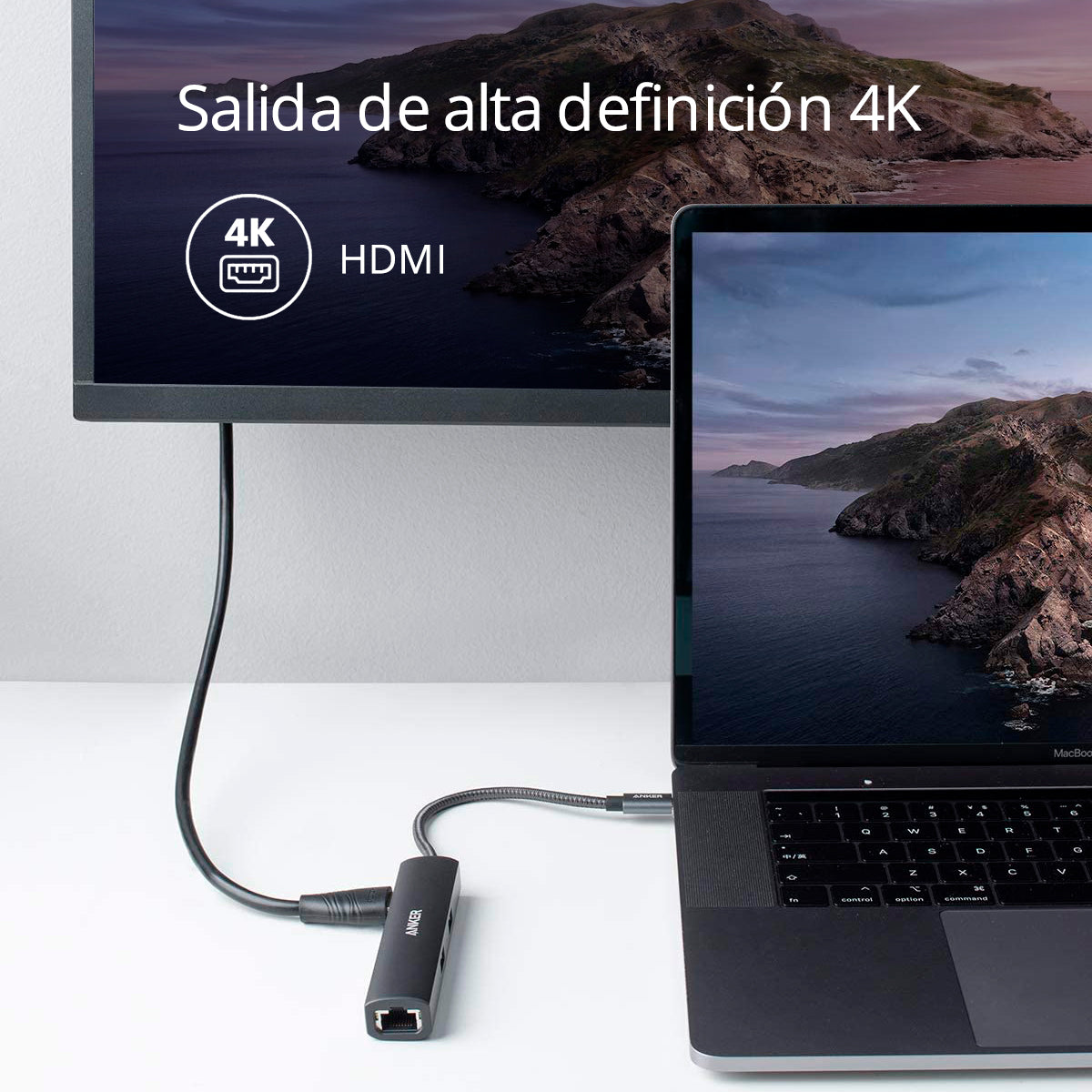 Hub Power expand+ 5 puertos en 1 USB-C