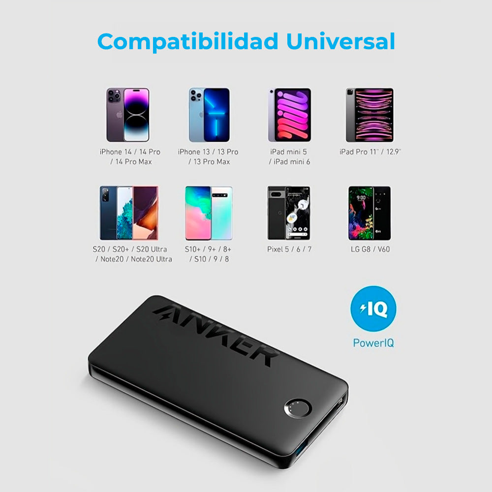 Batería externa 10,000 mAh PIQ Anker