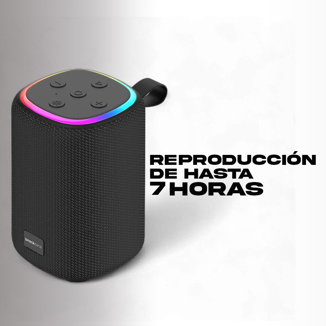 Audífonos Over Ear Bluetooth Con Parlante portátil Negro Blackbird