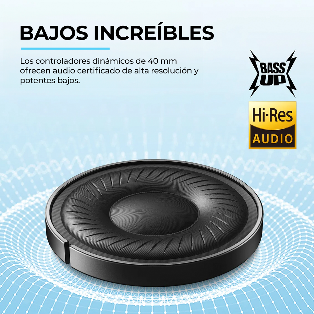 Audífonos Inalámbricos Q20i Negro Soundcore