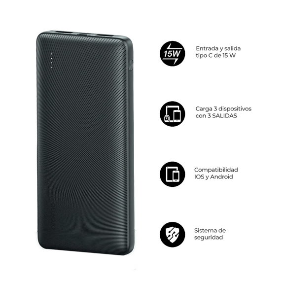 Power Bank OPB-1100D 1W Speed BlackBysea