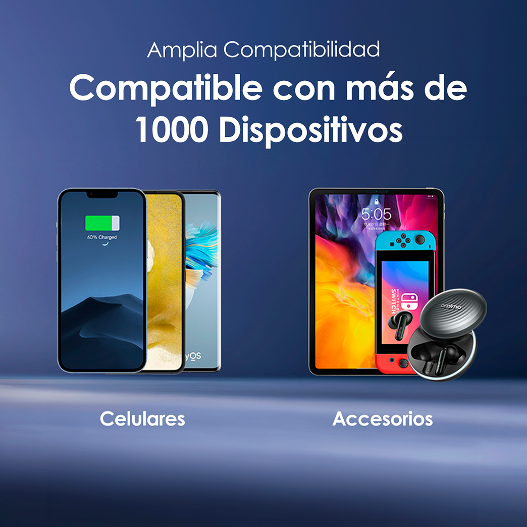 Batería Power Bank 20.000 Negra