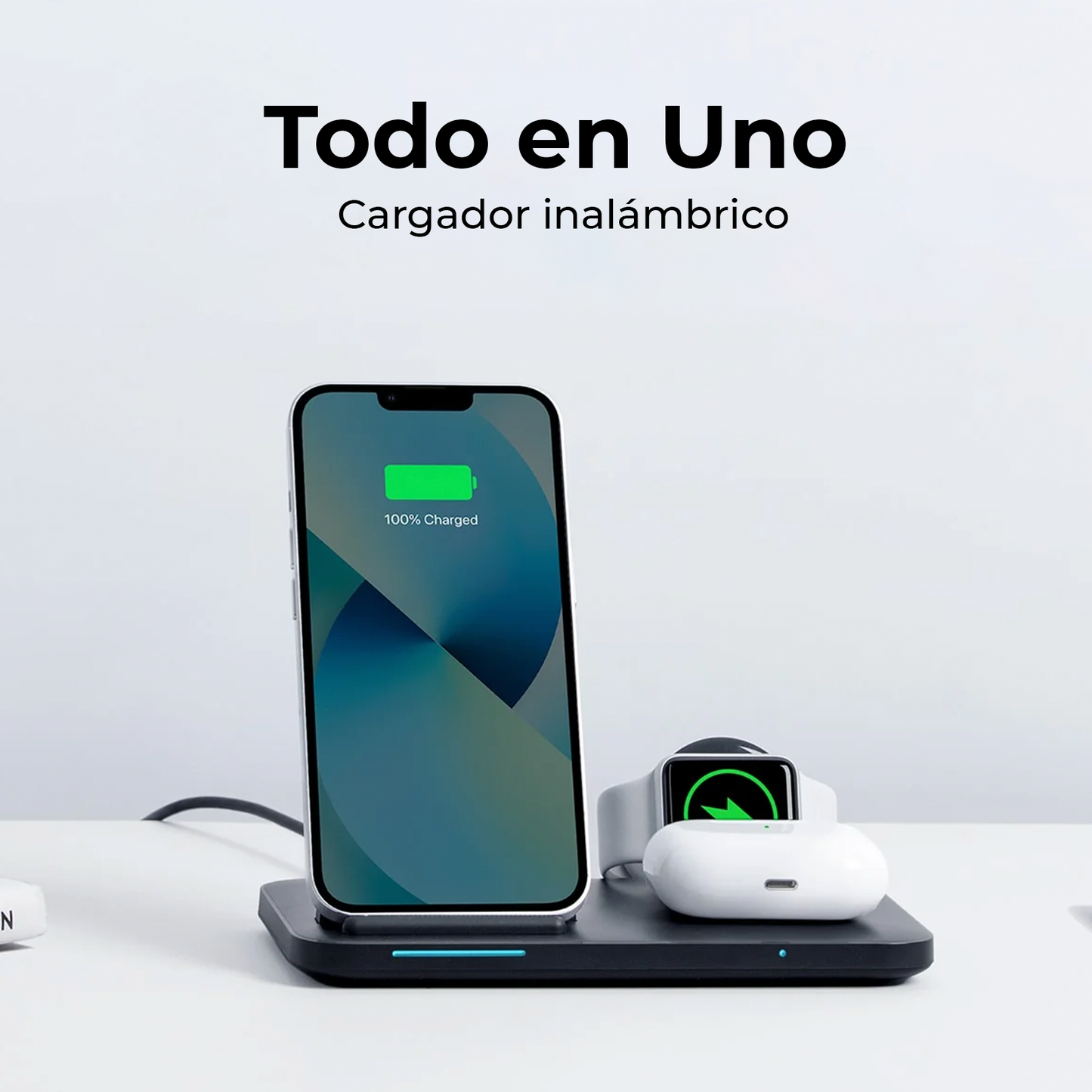 Cargador 3 en 1 Negro Anker