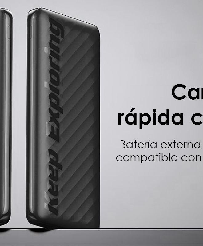 Carga más rápida con 20W
