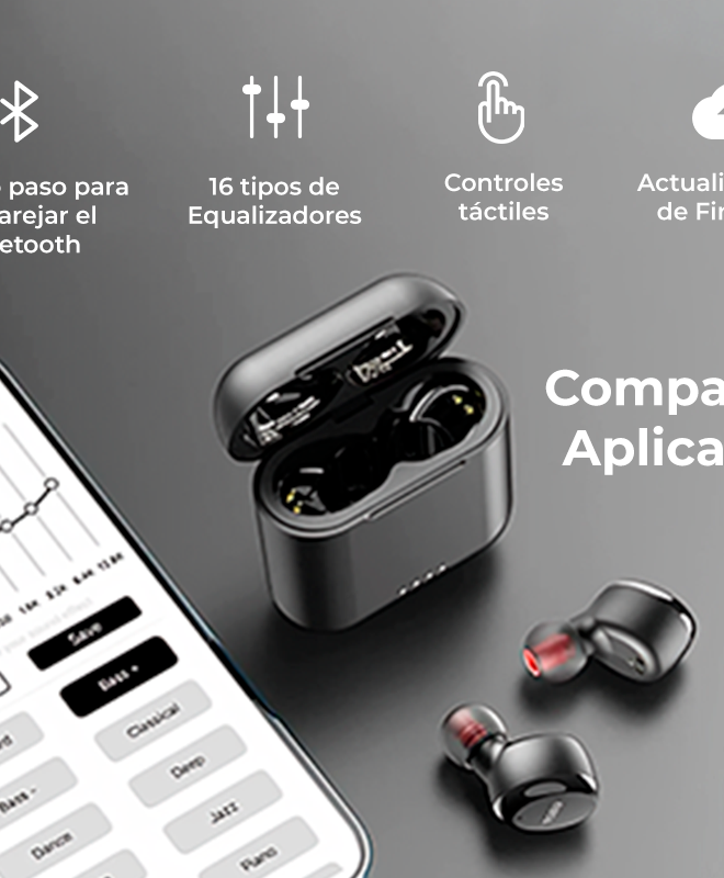 Carga tus audífonos de forma simple