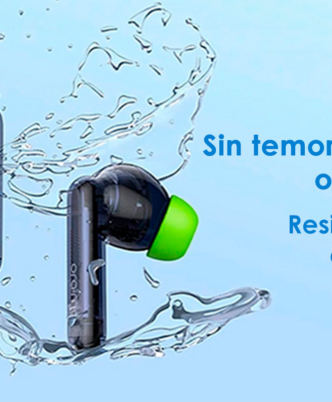 Tecnología IPX4: sin temor al agua o al sudor
