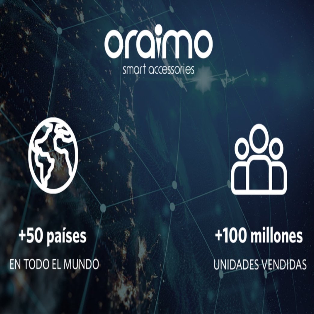 Audífono AirBuds 2 Oraimo Negro