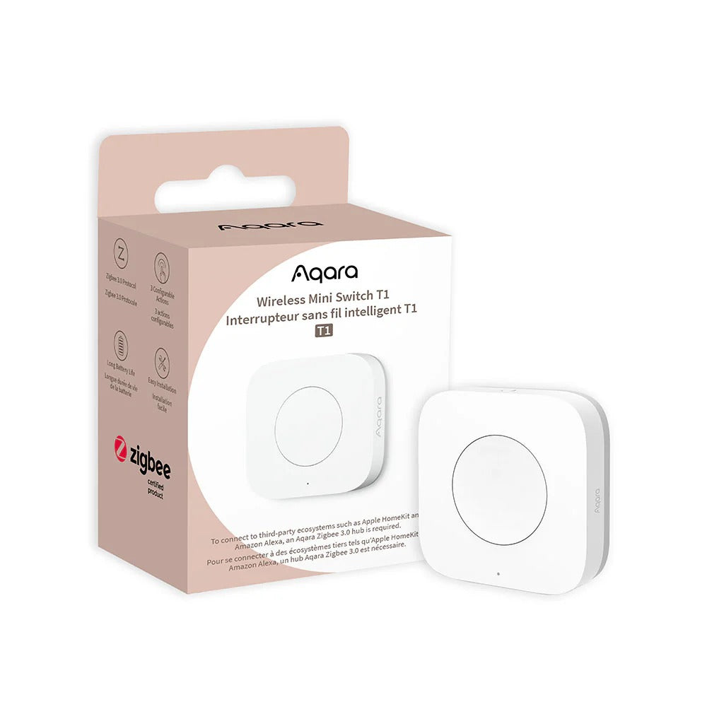 Interruptor Mini Inalámbrico T1 HomeKit Aqara