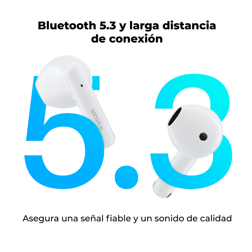 Audífonos True Wireless Anybuds Dinámicos Premium Tozo