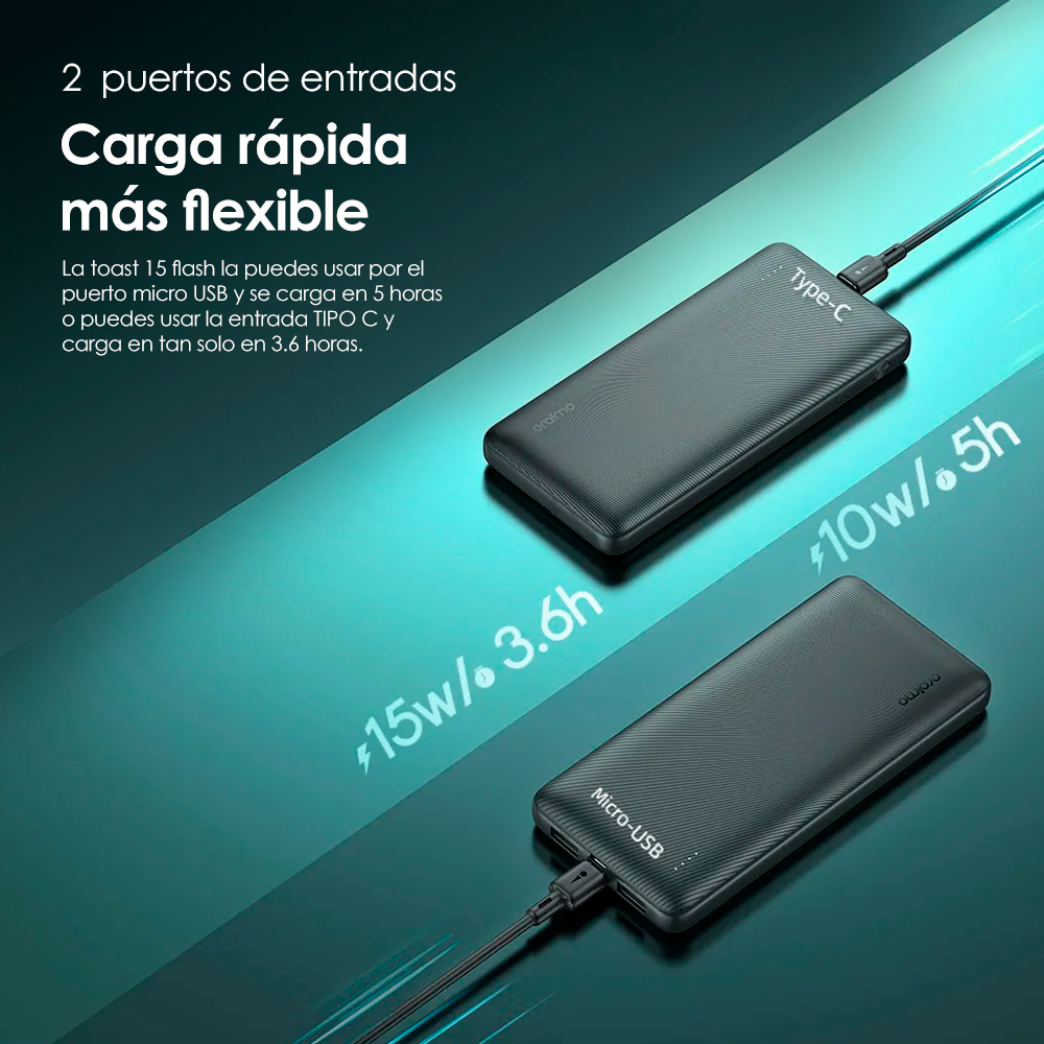 Power Bank OPB-1100D 1W Speed BlackBysea