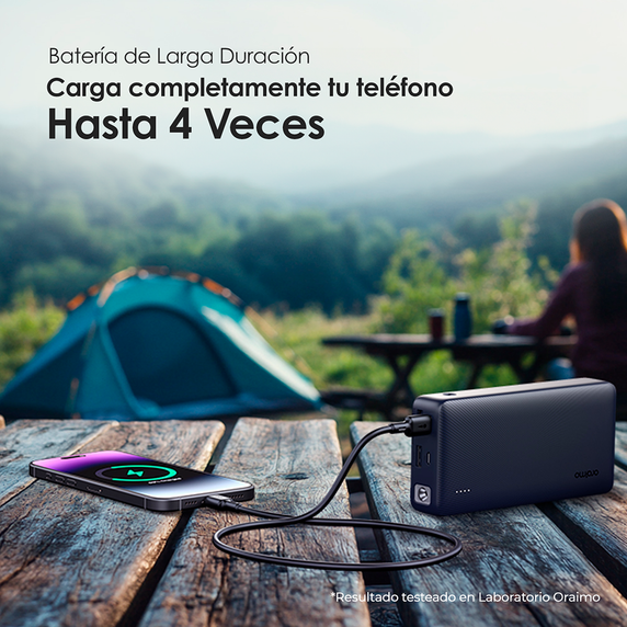 Batería Power Bank 20.000 Negra