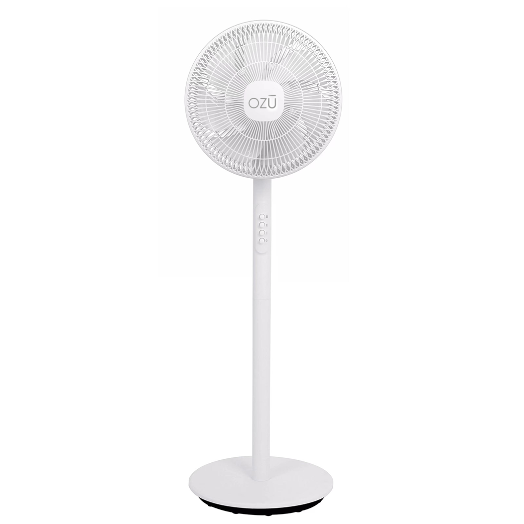 Ventilador Pedestal Blanco 14" 7 aspas Ozu