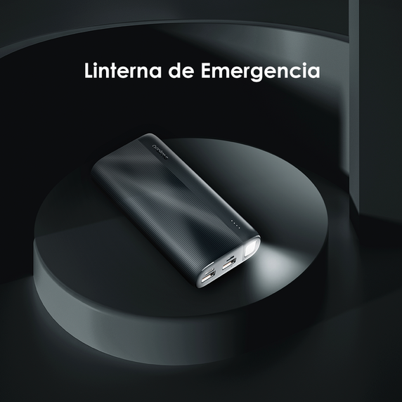 Batería Externa 20.000 mAh Traveler 4 Pro Negra Oraimo