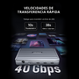 Mini Dock PowerExpand 5 en 1 con 4 puertos Thunderbolt
