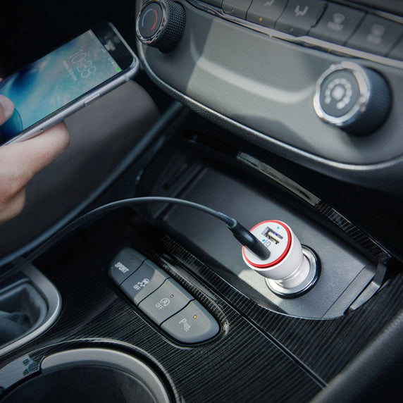 Cargador de Auto PowerDrive 2 Blanco
