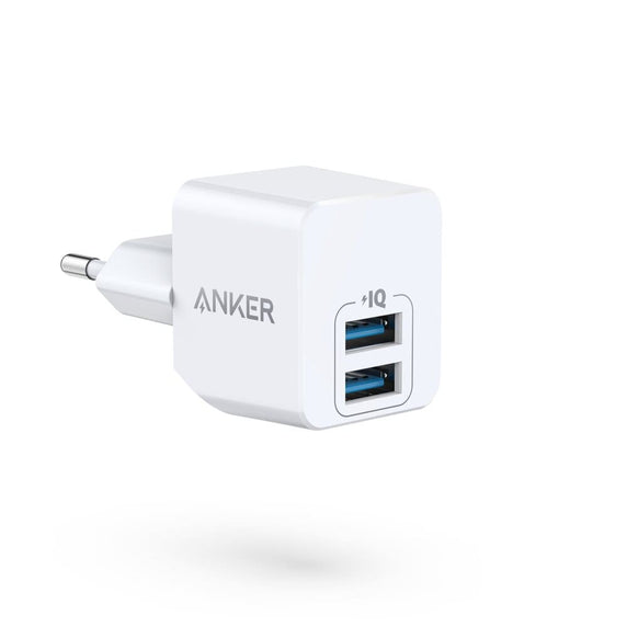Cargador de pared PowerPort Mini 2 puertos