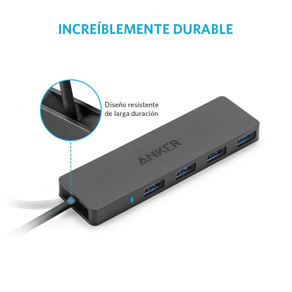 Hub Slim 4 Puertos USB 3.0