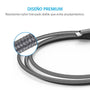 Cable Micro USB PowerLine+ 0.9m Gris