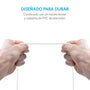 Cable PowerLine USB-A a USB-C 3.0 0.9m Blanco