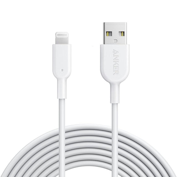 Cable para Iphone Powerline USB-A a lightning 0.9m Blanco