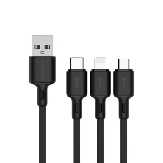 Cable Duraline 2 De Triple Conexión Oraimo USB-C