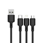 Cable Duraline 2 De Triple Conexión Oraimo USB-C