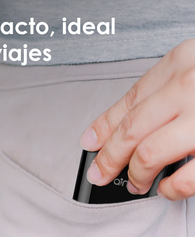 Compacto, ideal para viajes