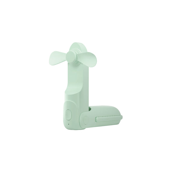 Mini Ventilador Recargable 3 en 1 Verde Claro Ozu