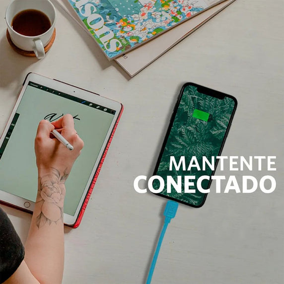 Cable Easyline Tipo Lightning 1m Negro Oraimo