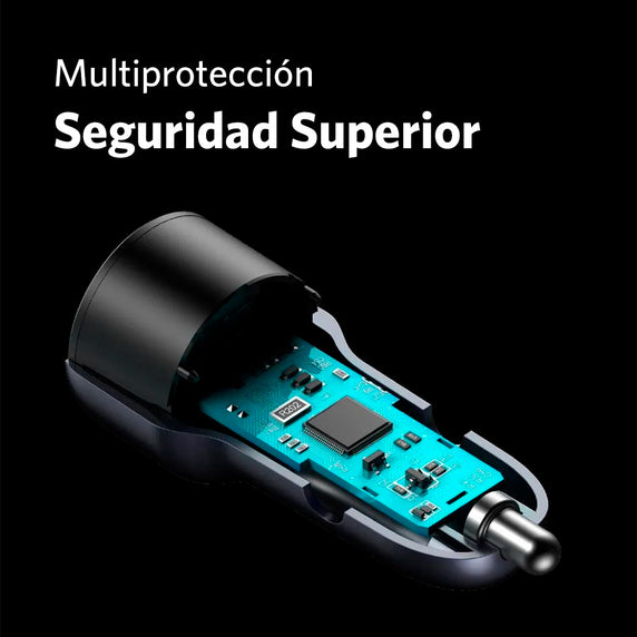 Cargador de Auto OCC-73D Negro