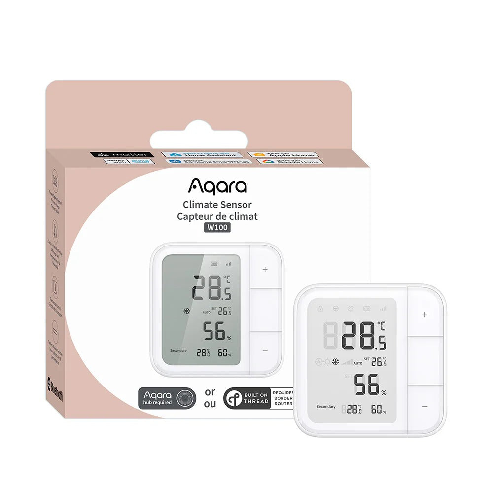 Sensor de temperatura y humedad W100 Aqara