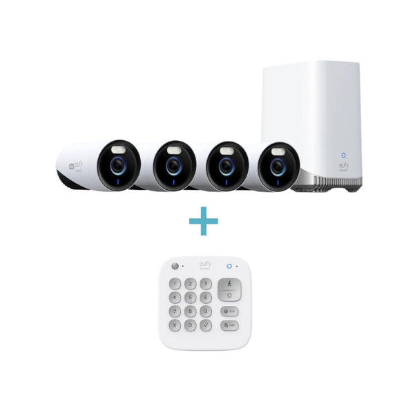 Kit de seguridad de 4 Eufy Cam E330 + Keypad Eufy